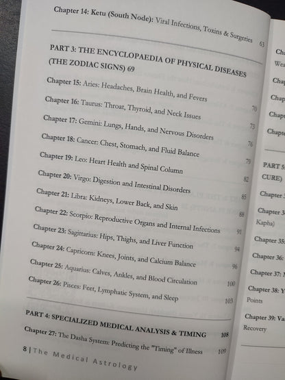 The Medical Astrology Physical Book