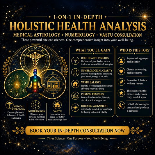 Medical Astrology 1 to 1 In Depth Consultation