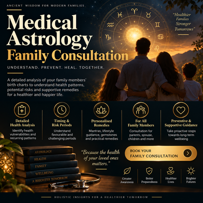 Medical Astrology Family Consultation (Up to 4 Members)