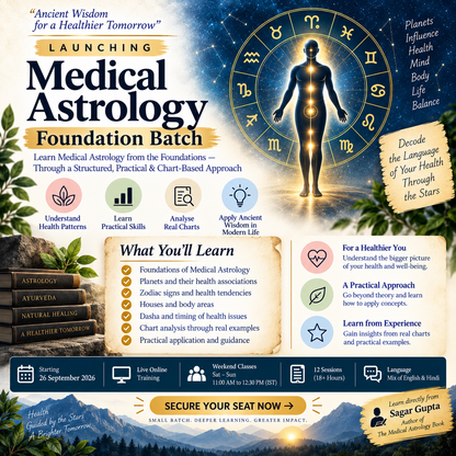 THE MEDICAL ASTROLOGY FOUNDATION BATCH