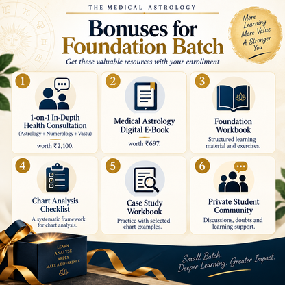 THE MEDICAL ASTROLOGY FOUNDATION BATCH